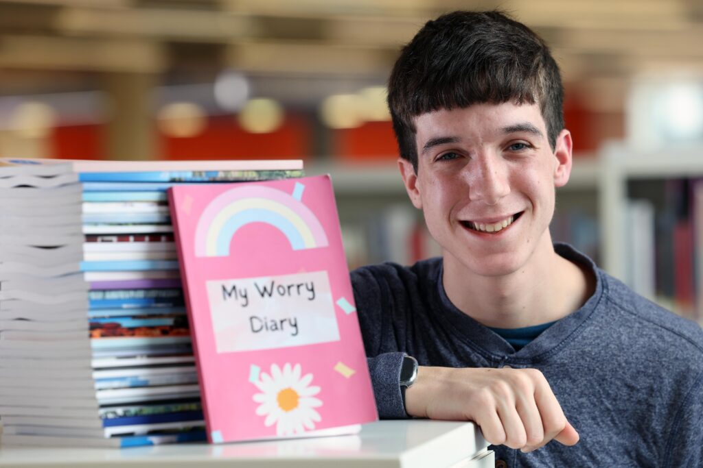 17-year-old Gwilym Morgan, founder of GM Notebooks