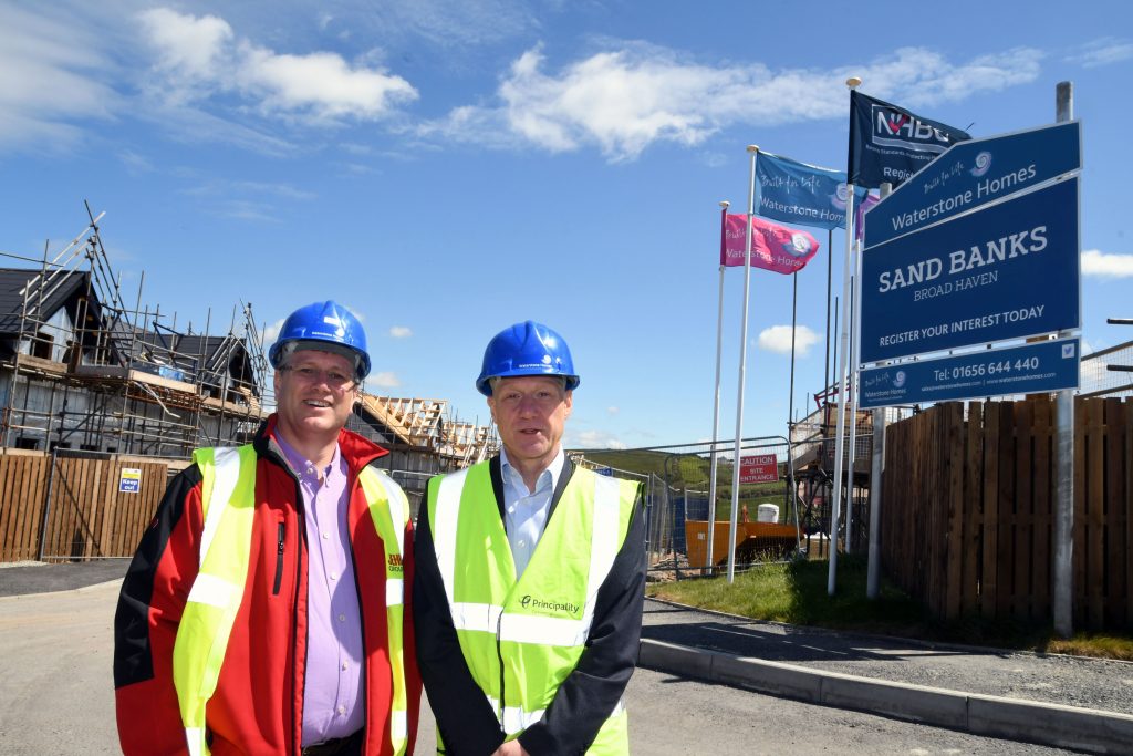 Andrew Lycett Waterstone Housing (left) Gareth Redding Principality (right)