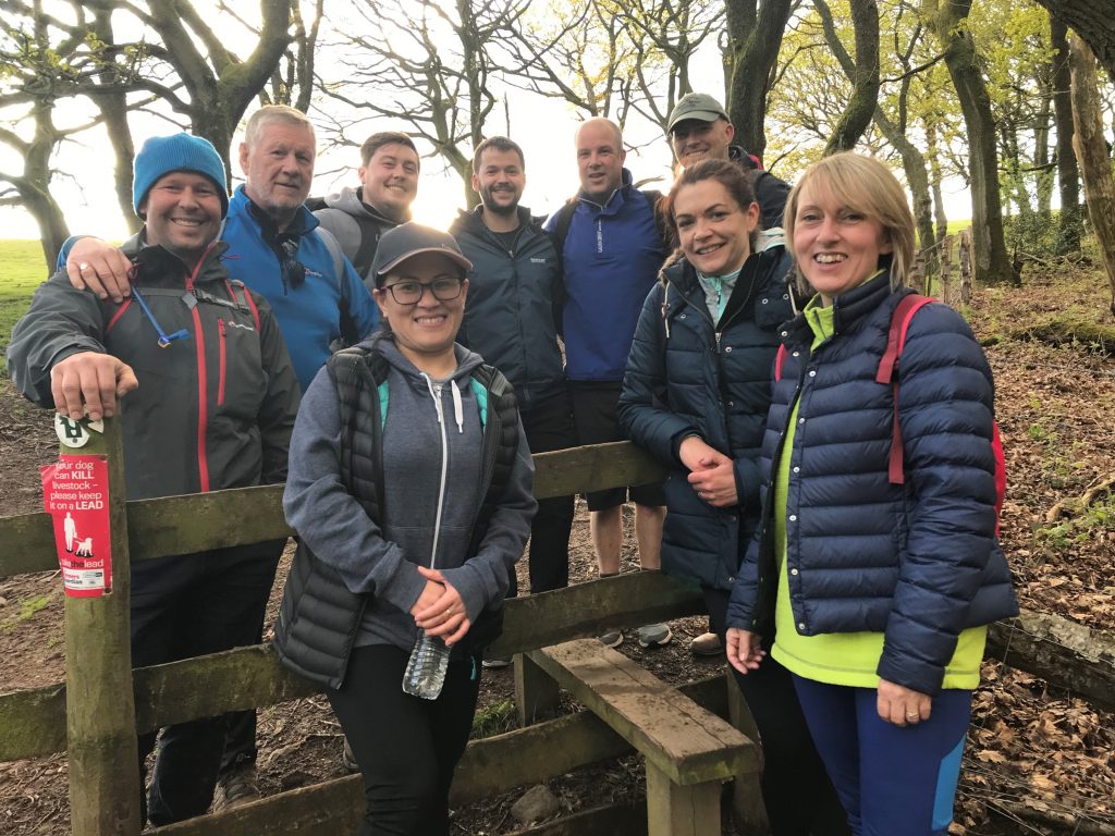 Edenstone Homes team training for Three Welsh Peaks