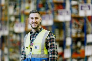 Steven Paul Philips at the Amazon CWL1 Fulfillment Centre