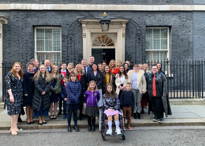 Child of Wales Awards Downing Street visit