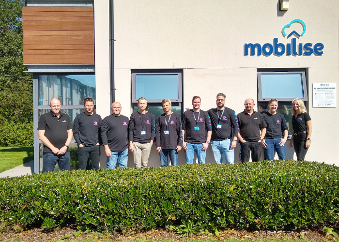 Mobilise Cloud Team photo - taken prior to social distancing guidelines