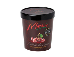 Fecci's Ice Cream ta Mario's Luxury Dairy Ice Cream_Marios Red Cherry Sorbet