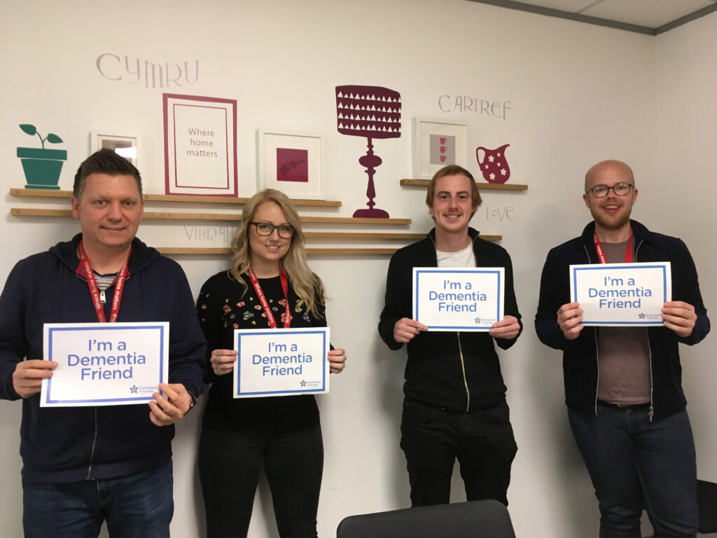 Colleagues at a Dementia Friends awareness workshop