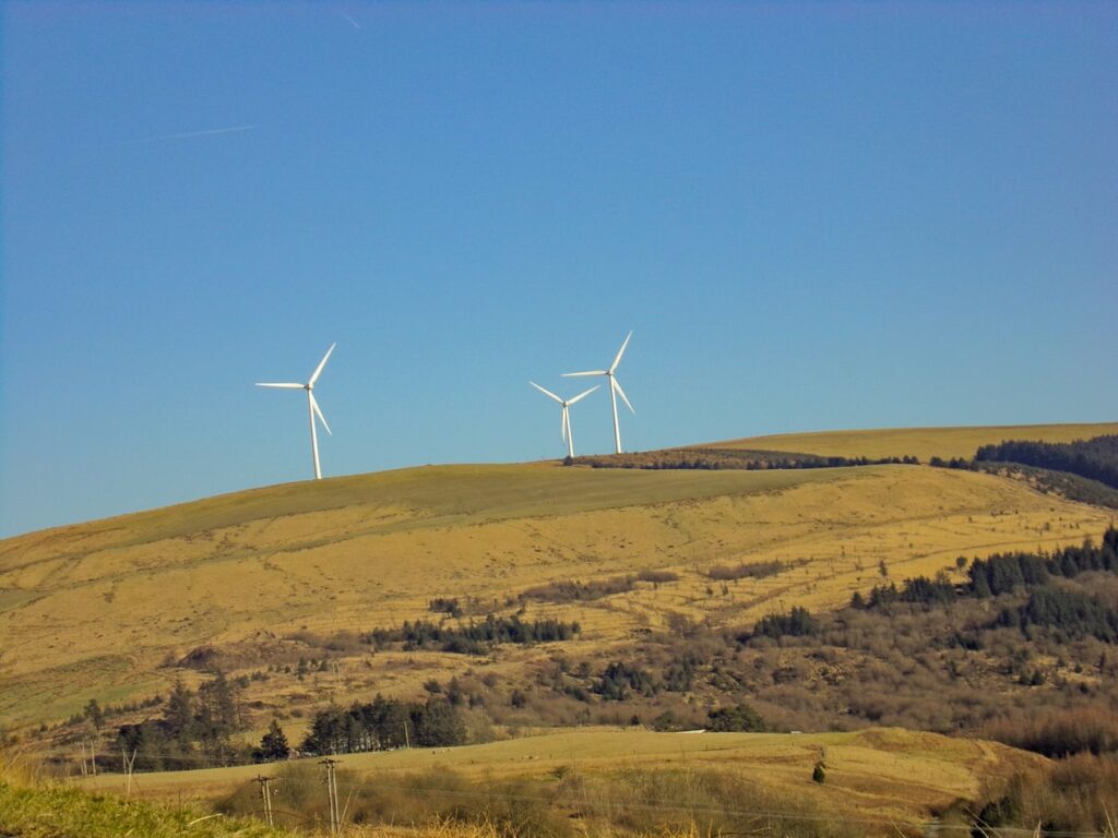 wind power caerau