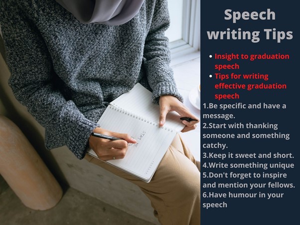 graduation speech writing tips