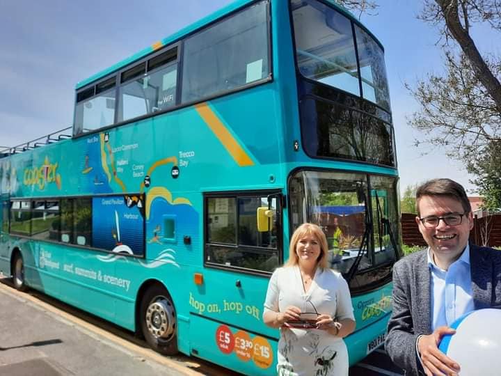 All aboard as open top bus rides come to Porthcawl