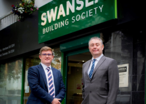 David-Osterland-newly-appointed-Cowbridge-branch-manager-with-Richard-Miles-Area-Manager-and-Head-of-Savings