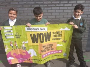 WOW! Cardiff's walk to school programme rolled out to record numbers with support from Wales' Future Generations Commiss