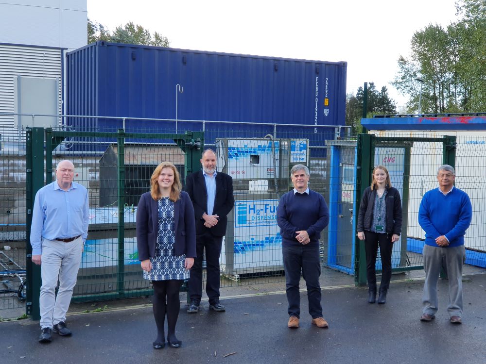 SWIC Net Zero Week (LtR) Tony Parton, Hannah Watts, Dr Chris Williams, Jon Maddy, Flora Davies, David Jukes