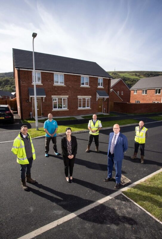 Affordable homes handed over as Merthyr Vale development reaches completion