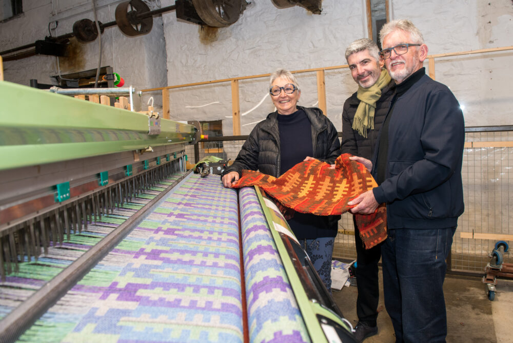 (LtR) Amanda Griffiths, Derek Walker, CEO of Wales Cooperative Centre, and Eifion Griffiths (high res)