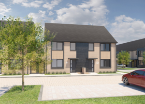 CGI artist’s impression of the new development at Wakehurst Place, St. Mellons, Cardiff