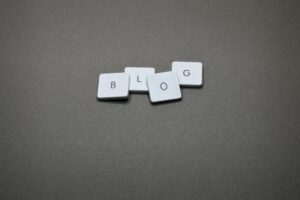 Keyboard keys on gray surface.