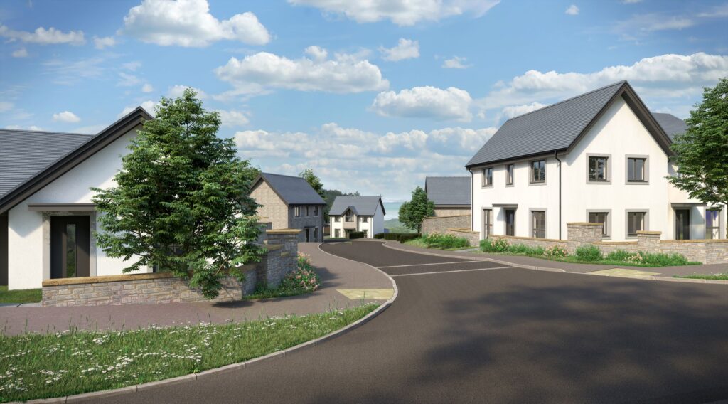 A CGI of The Meadows, Langland, from Edenstone Homes