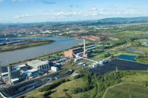 Aerial view of Uskmouth facility. Credit-SAE Renewables