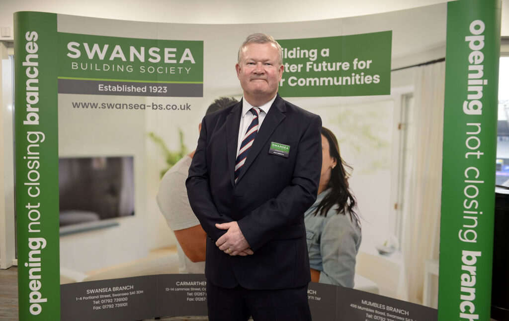 Alun Williams of Swansea Building Society, which has partnered with Knowledge Bank.