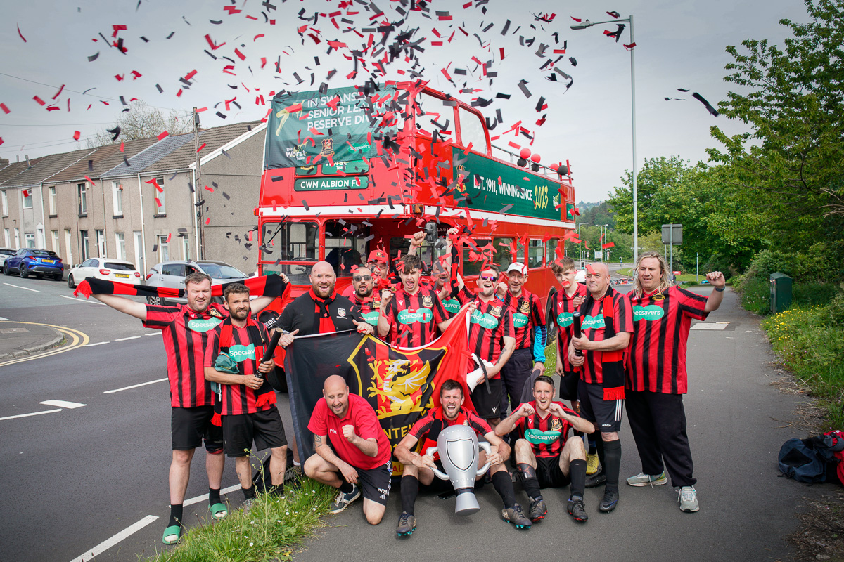 We’ve Cwm So Far – UK’s worst grassroots football team celebrate success with open top bus parade in Swansea