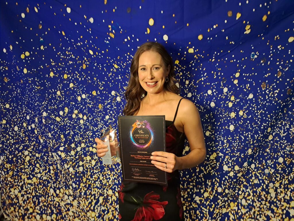 Bethan Williams - with award