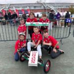 Aberaeron Cubs and New Quay Sea Scouts fly the flag for Wales at national box kart championships