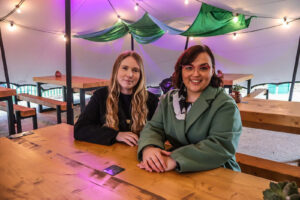 Clwb Marketing founders (LtR) Kirsty Bird and Lauren Hill