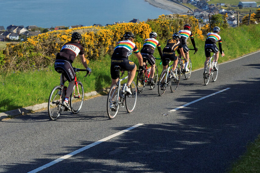 Cyclists in Ceredigion. Janet Baxter