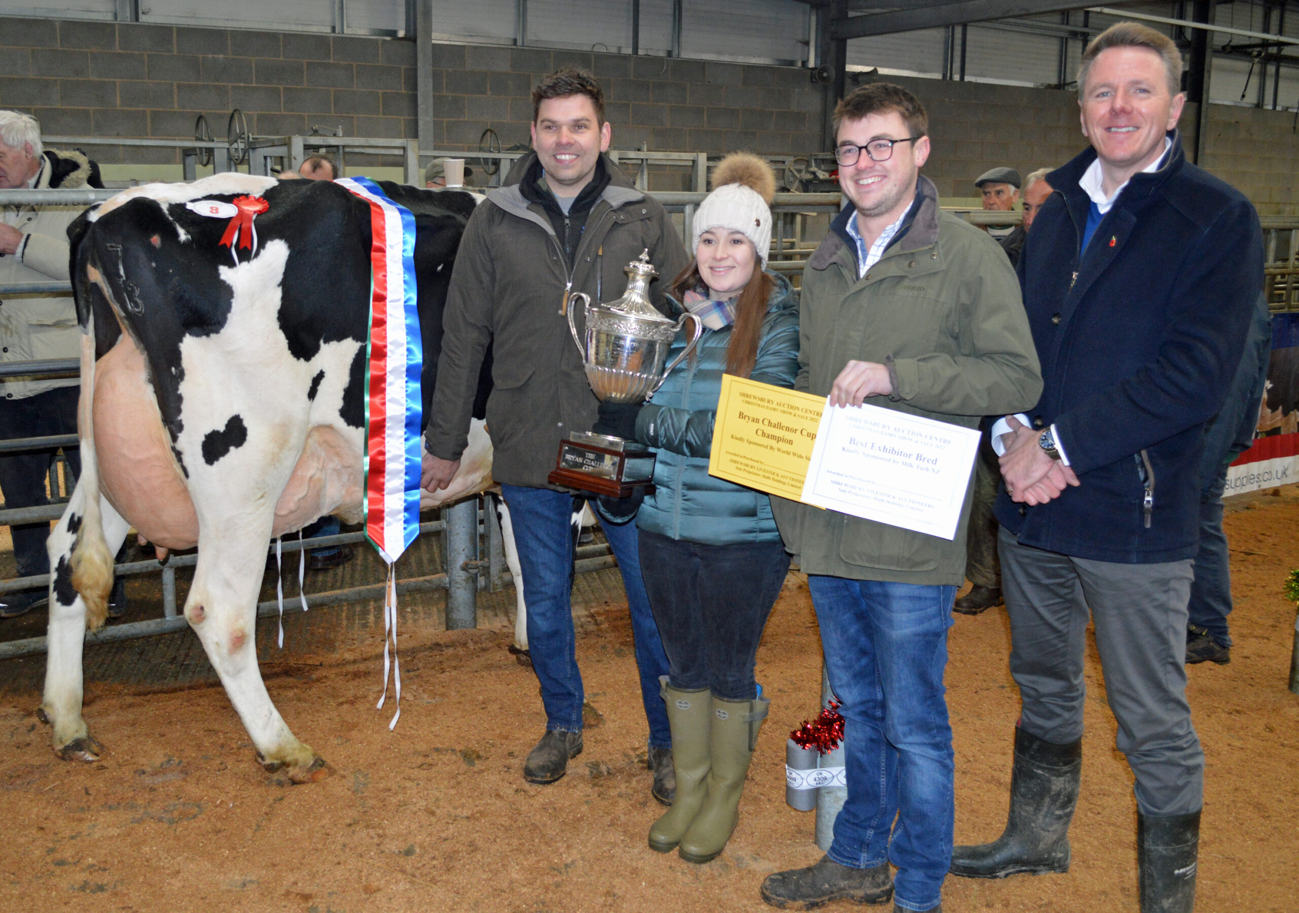 Record attendance and fantastic trade Christmas dairy show and sale