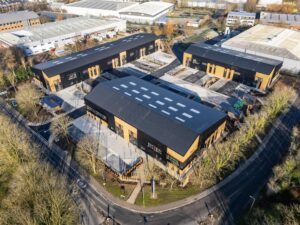 A bird's eye view of the Nebula project at Milton Park.