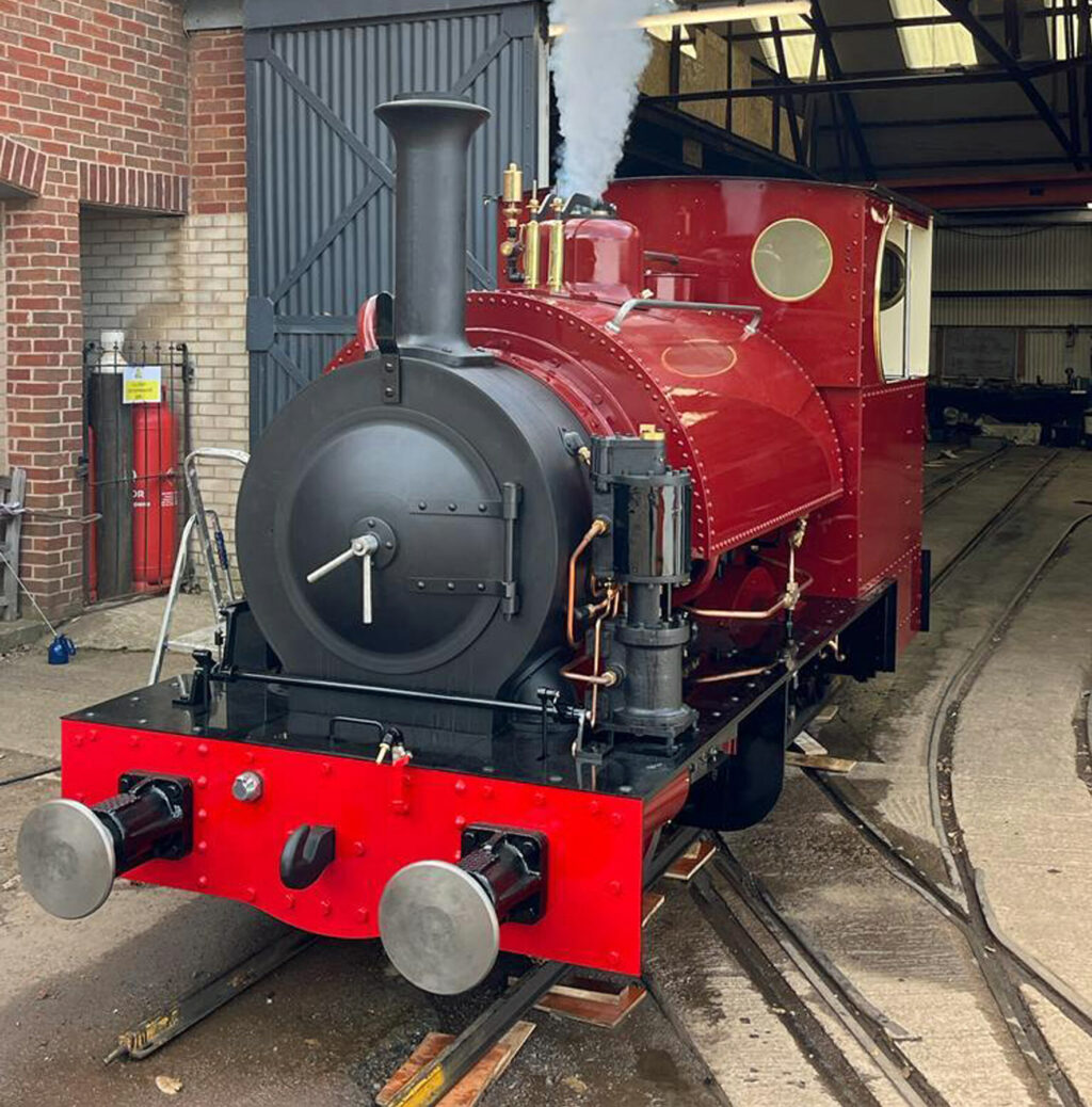 Falcon No. 10 in steam. 30.08.2023