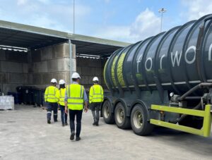 Forward's hazardous waste transfer station is situated on East Moors Road, Cardiff