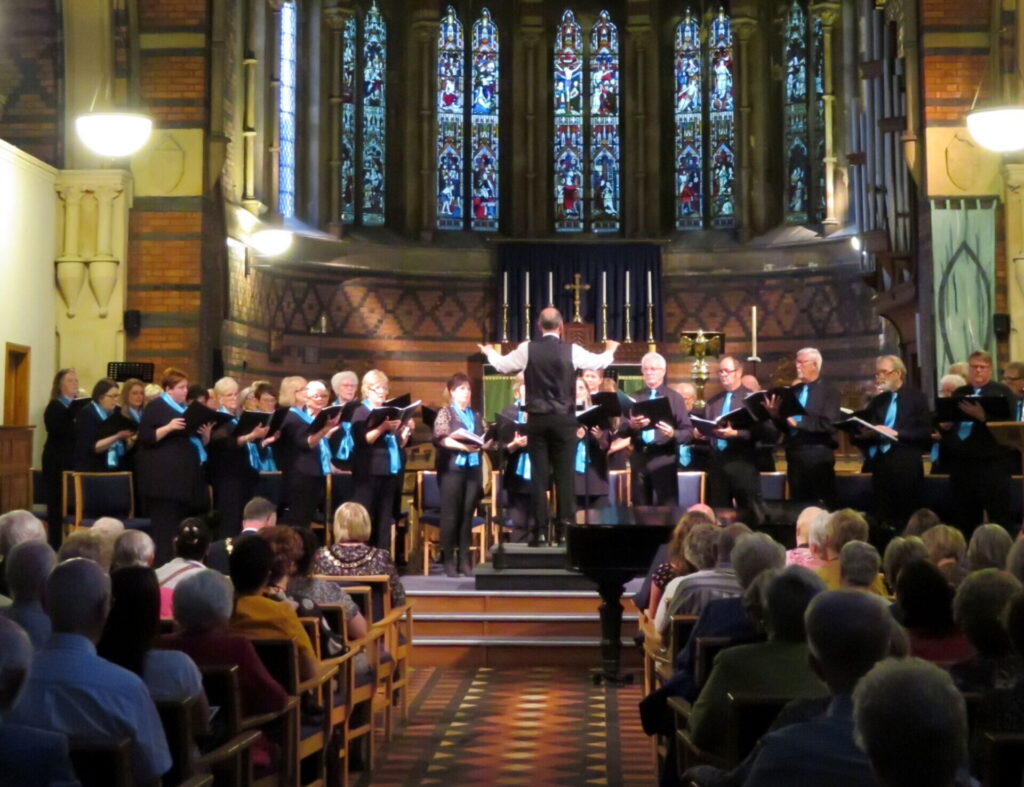 Neath Polyphonic Choir's previous fundraiser concert at St. David’s Church, Neath.