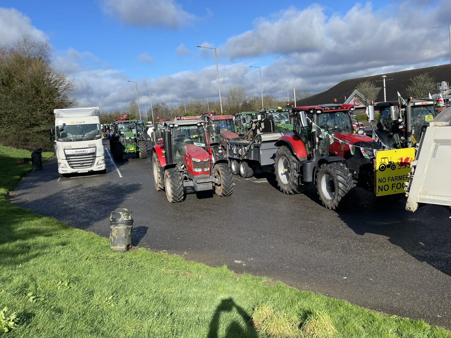 Swansea Farmers Protest Over Welsh Government Plans for Farming - with ...