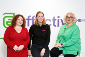 L-R Gemma Davies, HR Director, Effective HRM, Ami Jones, Founder, Aible HR, Emma del Torto, Founder and Managing Director, EffectiveHRM