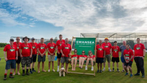 Swansea-Building-Society-team-celebrate-completing-the-DofE-Wales-Gower-Walk-Challenge.
