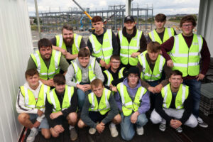 The Cyfle apprentices who will be working on projects throughout Carmarthenshire County Council.