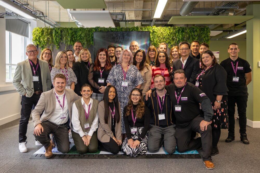 The Ministry Team at their new premises in the Metal Box Factory on their open day last year