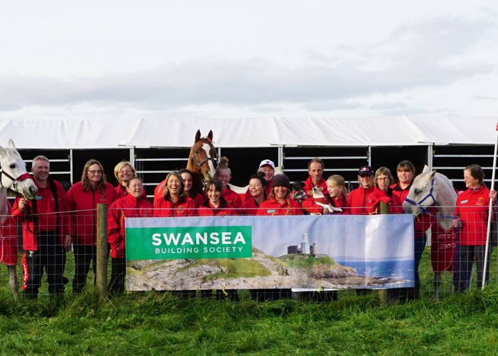 The Welsh Equine Endurance team celebrating after last year's event