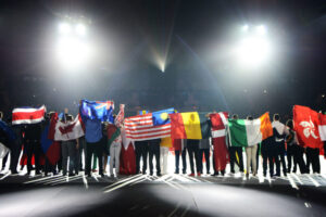 WorldSkills competitors at international final