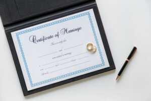 certification-marriage-application-isolated-white