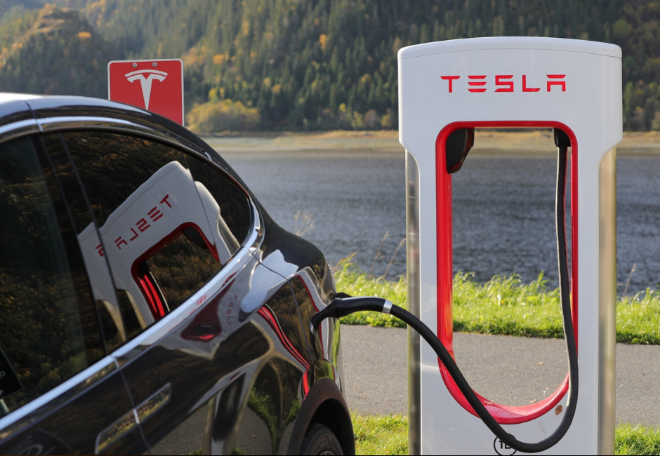 evs electric car tesla green