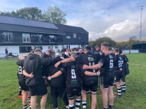 Cwmtrwch RFC staff and squad.