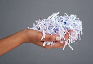 Protect your information. Studio shot of a womans hand holding a