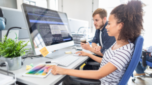 web developer woman